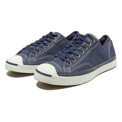 CONVERSE Jack Purcell Mens Low Top Trainers Navy Canvas UK 9.5