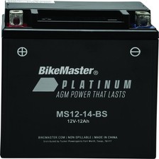 BikeMaster AGM Platinum II Battery Replaces YTX14-BS 12V 180CCA 780713