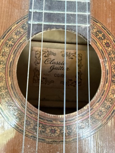 Ensenada CG-105 Vintage Classical Acoustic Guitar Needs Love Beautiful - Picture 7 of 7