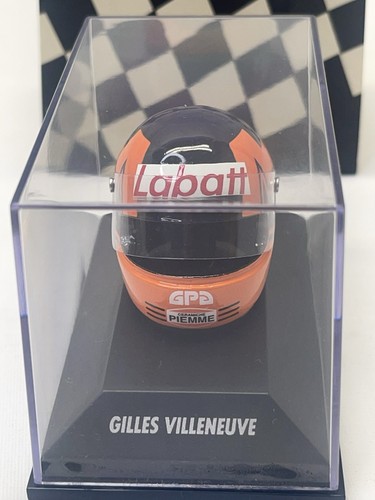 Minichamps 1:8 Scale Gilles Villenueve Replica Formula One Helmet Vintage HTF!!! - Picture 3 of 7