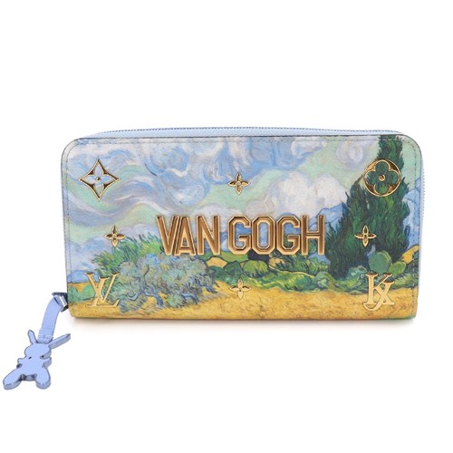 LOUIS VUITTON Masters Monogram Certy Zippy Wallet M64607 VAN GOGH 90326318