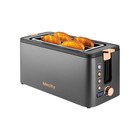 4 Slice Toaster, Long Slot Toaster With Warming Rack, Bagel/Defrost/Reheat Fu...