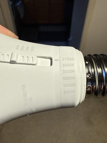 100-Watt Equivalent A19 Dimmable LED Light Bulb Universal Select 40/60/75/ - Picture 5 of 13