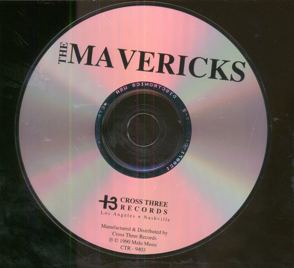 Mavericks (Us) Selbstbetiteltes CD USA Cross Drei 1990 CD. Disctronics Pressung - Bild 3 von 3