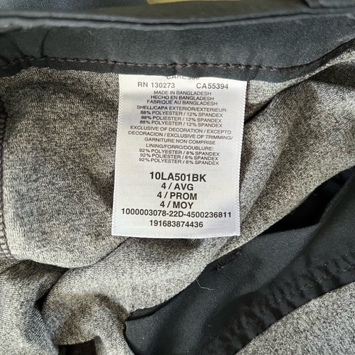 Wrangler Womens All Terrain Gear Skort Skirt Black Size 4 Tennis Pickleball - Picture 6 of 10