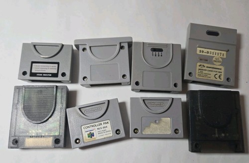 Lot of 8 Memory Cards N64 Nintendo 64 - Untested Lot / For Parts - Repair - Picture 2 of 2