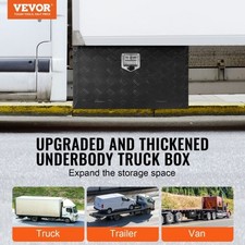 VEVOR Underbody Truck Box, 30" x 14" x 16" Pickup Storage Box, Heavy Duty Alum
