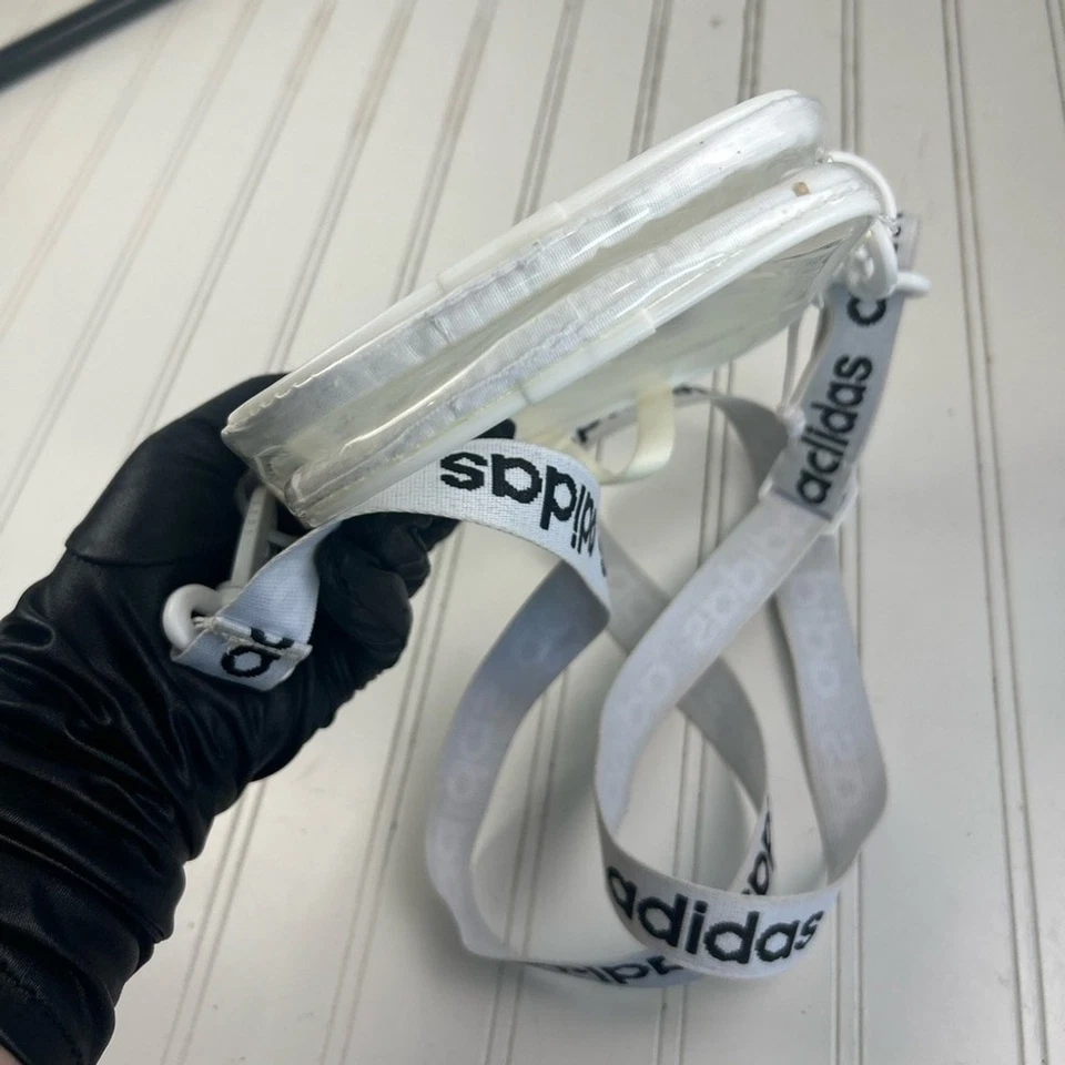 Bandolera Adidas Transparente Bolso de Concierto Blanco Logo Correa Foto 4 de 4