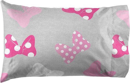 Jay Franco Minnie Mouse Faces 5 Piece Twin Bed Set (Offical Disney Product) - Foto 6 di 9
