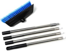 68" Car Wash Brush with Long Handle  Built-in Rubber Squeegee 68 inch, Blue