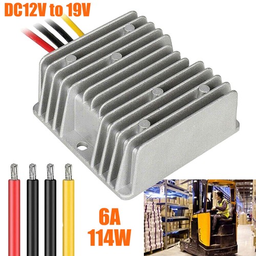 DC 12V bis 19V 6A 114W Step Up Power Converter Spannungsregler Wasserdicht