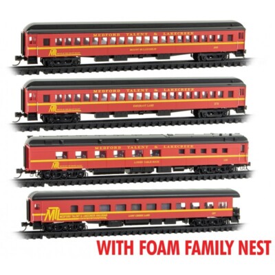 Micro-Trains N 99302236 Medford Talent Lakecreek MT&L Dinner Excursion Train Set