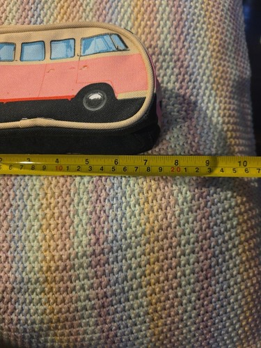 Monster Factory Volkswagen Bag Pencil Case Pink Camper NWOT - Picture 5 of 12