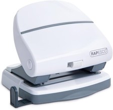 Rapesco Perforadora De 2 Agujeros 1274 P30 - Capacidad Para 30 Hojas - Blanca