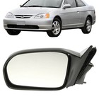 For 2001-2005 Honda Civic DX EX LX Si Coupe Sedan Driver Side Mirror Heated