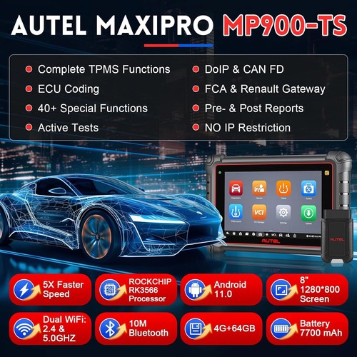 2025 Autel MaxiPRO MP900-TS Strumento Diagnostica Codifica ECU TPMS Completa IT - Imagen 3 de 15