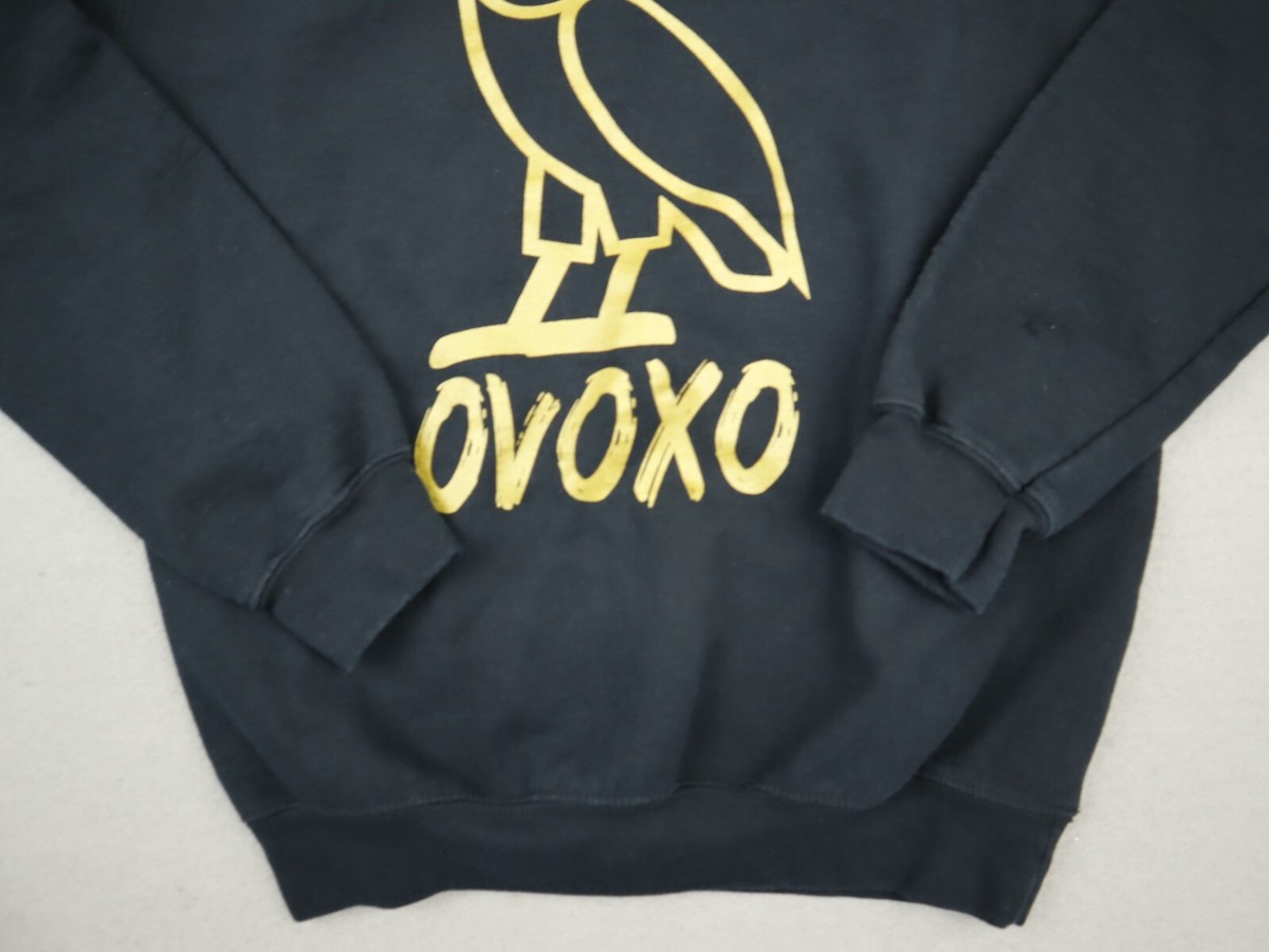 Drake OVO XO Sweatshirt Men Small Black Owl Pullover Crew Neck Jumper Sweater S eBay