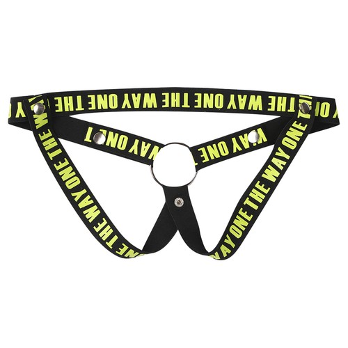 Slip uomo intimo cintura elastica jockstrap chiusura castità clubwear marsupio uomo - Foto 45 di 85