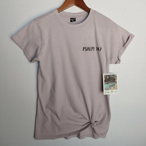 Neu mit Etikett Psalms 147 inspirierendes grafisches Damen-T-Shirt Größe Small - Bild 2 von 6