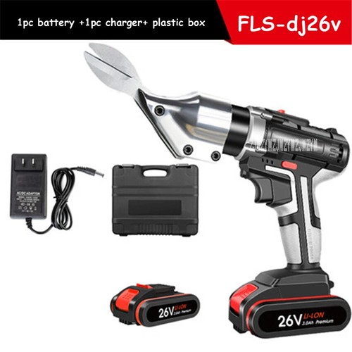FLS-dj 26v Tijeras Eléctricas de Metal Cortador de Hoja de Metal Portátil 3Ah 450W - Imagen 2 de 6