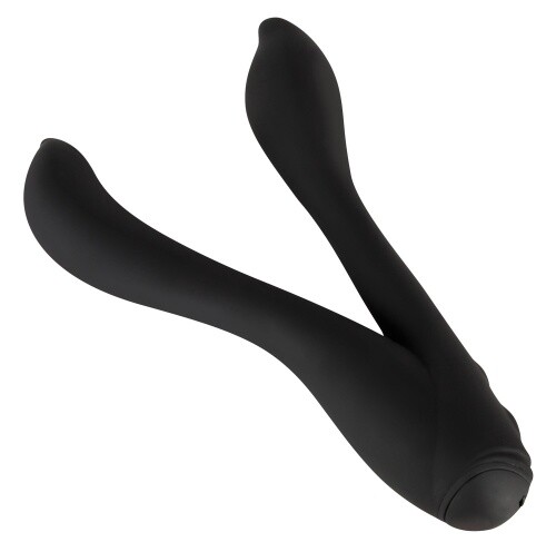 Jülie Sexy Doppelvibrator Klitoris Dual Vagina & Anal Penetrator Dildo Schwarz - Bild 1 von 8
