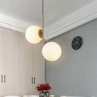 Bar Chandelier Lighting Home Ceiling Lamp Living Room Lights Glass Pendant Light