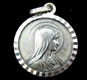 blessed virgin mary necklace