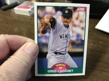 1989 (ATHLETICS) Score Rookie/Traded #69T Greg Cadaret