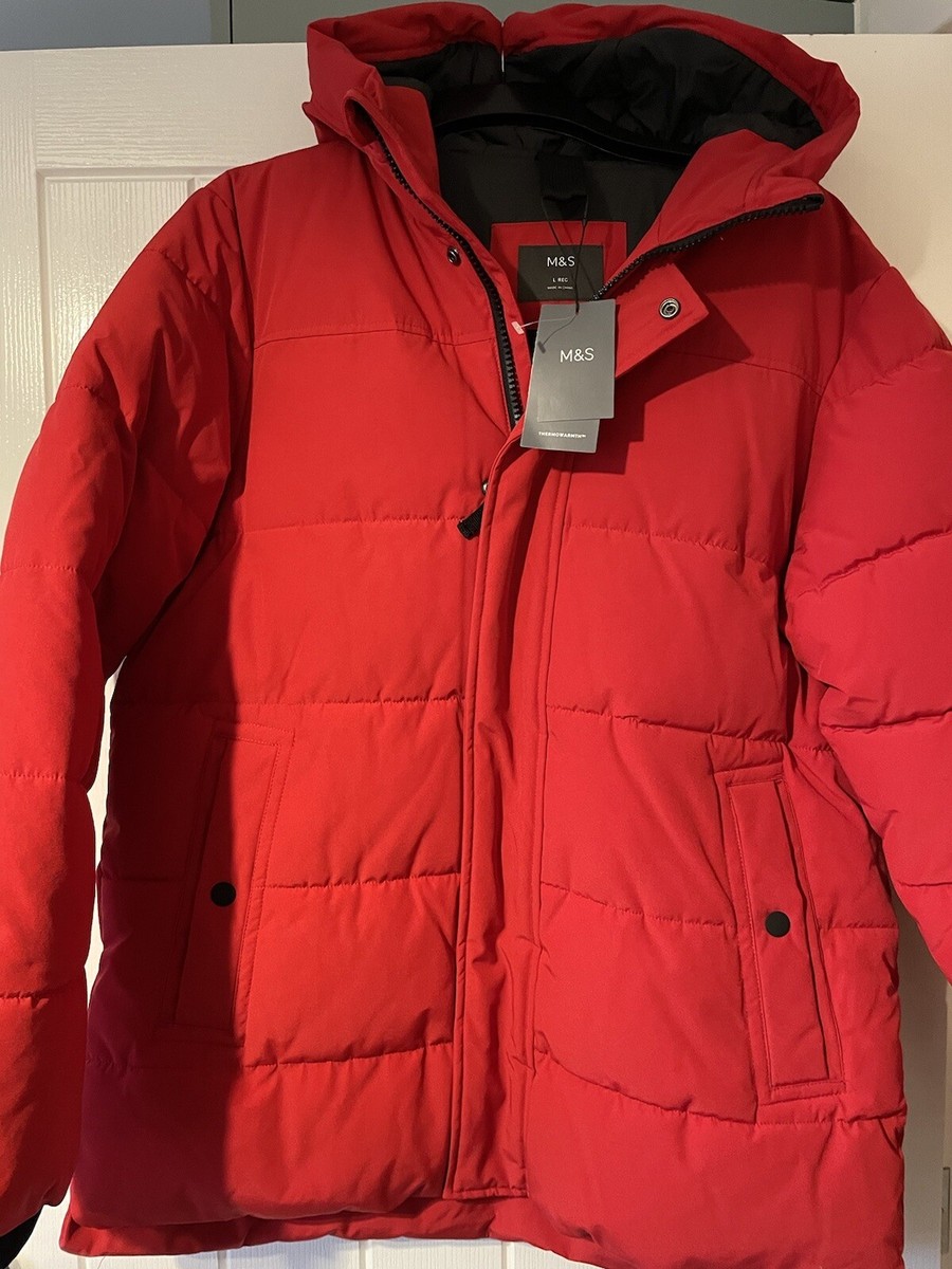M and s padded jacket hot sale