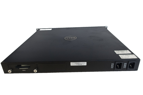 Switch Dell Force10 S25 0KTKM4, 24xRJ45 GBit, 4xSFP GBit, 2xPSU, ángulo de montaje en rack - Imagen 3 de 3