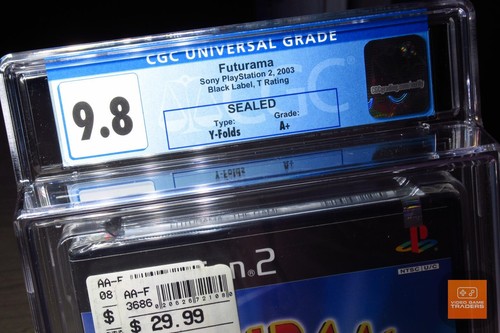 CGC 9.8 A+ - Futurama PlayStation 2, PS2 2003 NEW! - ULTRA RARE! - GRAIL! - Picture 10 of 10
