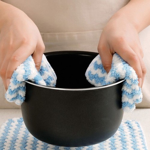Up-40 Microfibre Cleaning Cloths Microfiber Dish Glass Kitchen Towel Washing Rag - Picture 17 of 27