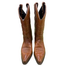 Vittoria Ricci Studio Women's Brown Leather Western Boots Sku 1073