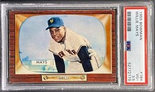1955 Bowman WILLIE MAYS #184 Vintage Baseball Card HOF Graded PSA 3.5 VG+ SHARP
