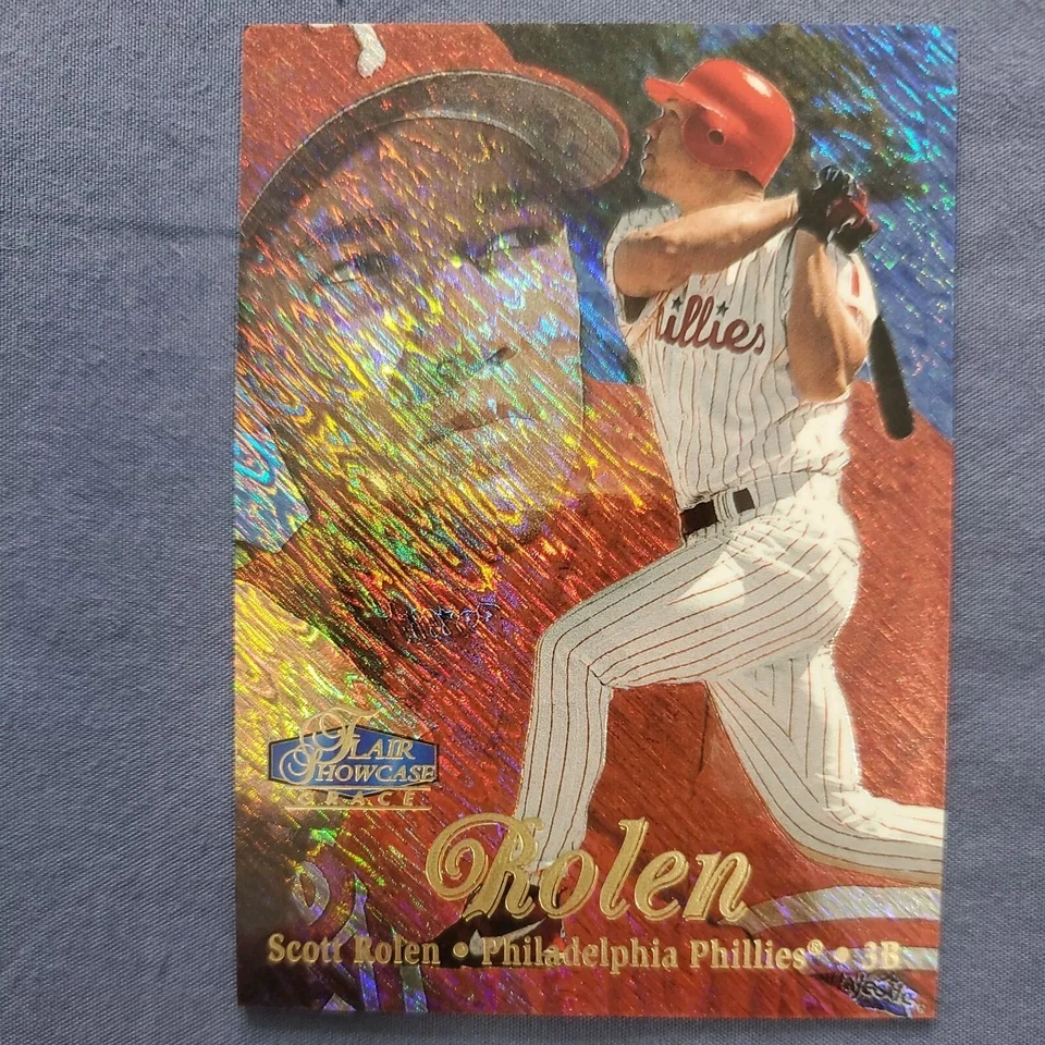 1998 Scott Rolen Flair Showcase Row 1 Sec 2 Seat 20 Philadelphia Phillies - Image 3 of 4