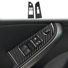 For Nissan Altima Teana 2008-12 Real Carbon Fiber Window Lift Switch Panel Cover