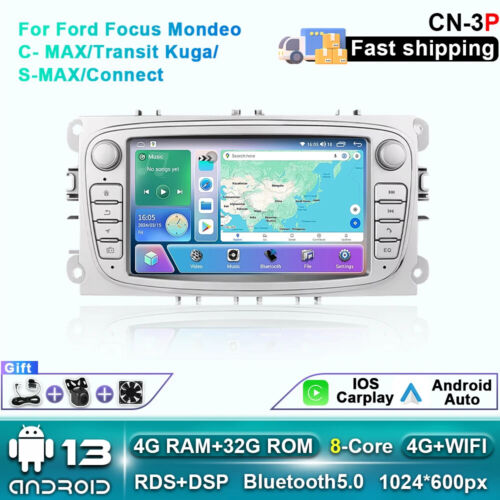 For Ford Focus S-Max Mondeo Galaxy C-Max GPS Car Multimedia Video Player Screen - Picture 27 of 34