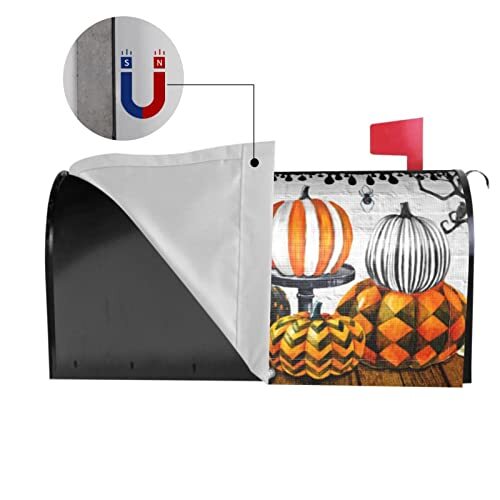 Mailbox Cover Fall Pumpkin Decorative Mailbox Covers 21x18 inch Halloween - Picture 4 of 8
