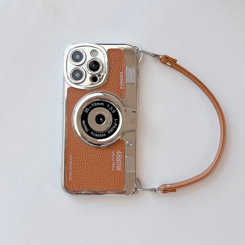 For iPhone 15 Pro Max 14 13 12 11 3D Vintage Camera Shockproof Girl Phone Case - Picture 15 of 31