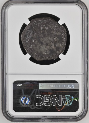 1642 Spain 5 Reales Catalonia/Barcelona NGC VF Details Huntington Collection - Picture 5 of 9