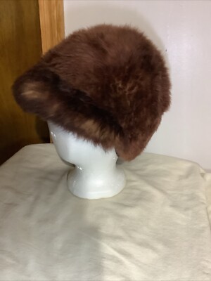 Luxurious Vintage Tuscan Lamb hair Hat Two-Tone beautiful, excellent condition tuscan lamb hat products for sale | eBay main image 4