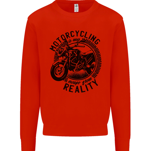 Motorcycling Motorbike Motorcycle Biker Kids Sweatshirt Jumper - Picture 20 of 66