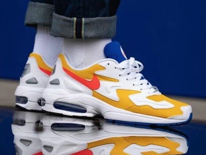 Nike Air Max 2 Light ‘University Gold’ AO1741-700 Größe UK 12 EU 47.5 US 13 New Nike Air Max 2 Light ‘University Gold’ AO1741-700 Größe UK 12 EU 47.5 US 13 New