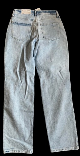 Pantalones de mezclilla para mujer ANA Dad NUEVOS CON ETIQUETAS talla 4 BOTÓN MOSCA - Imagen 3 de 16