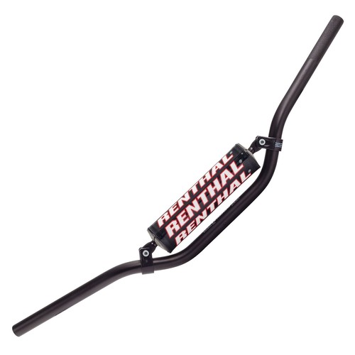 Renthal Streetfighter 7/8 Inch Motorcycle / Motorbike Handlebar - Black - Picture 1 of 6