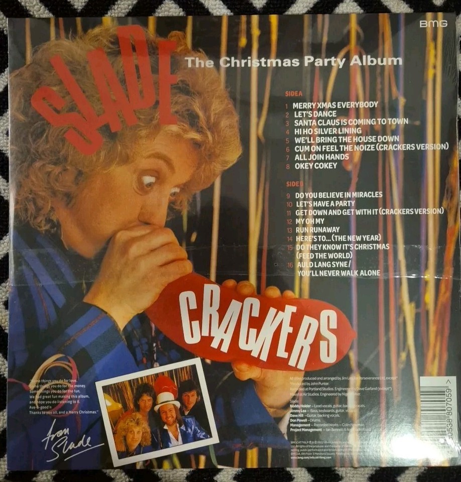 Slade Christmas Crackers The Christmas Party Album Record NEW SEALED