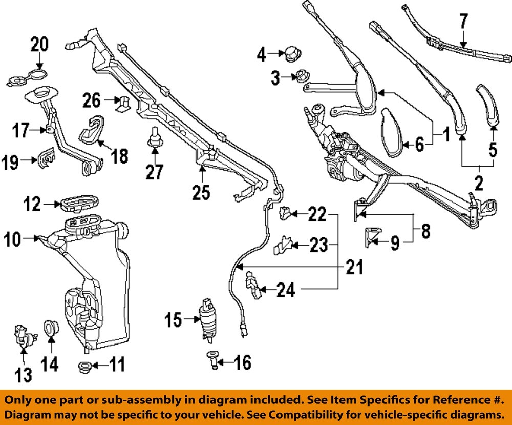 MERCEDES OEM E350 Wiper WasherWindshieldFluid Level Sensor Grommet 2038690098 eBay