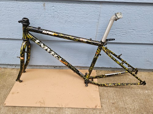Vintage 1992 Univega Alpina Uno Chromoly Mountain Bike Frame 15" Small low miles - Picture 16 of 23