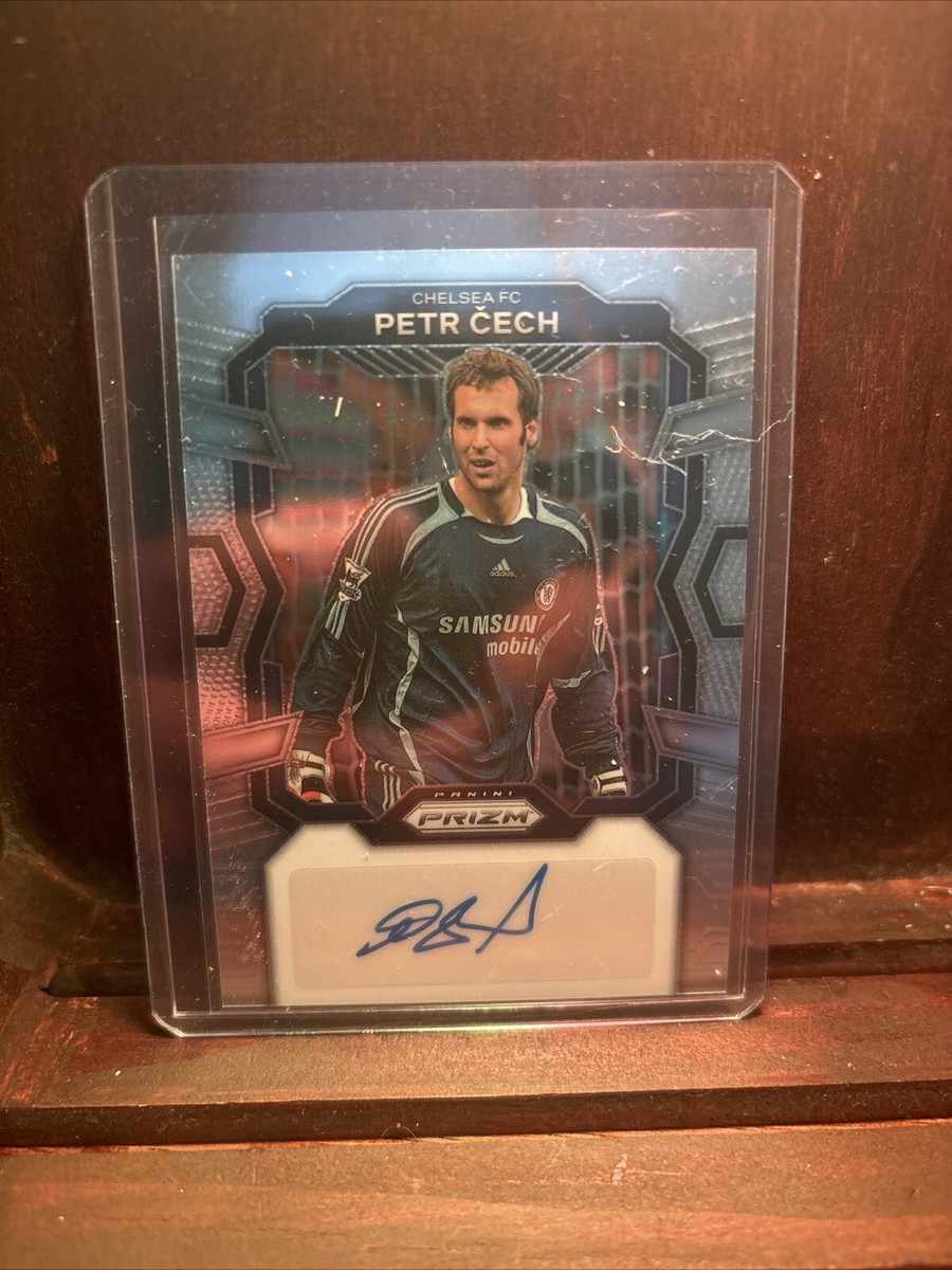 2023-24 Panini Prizm EPL Petr Cech Choice Silver Prizm Auto