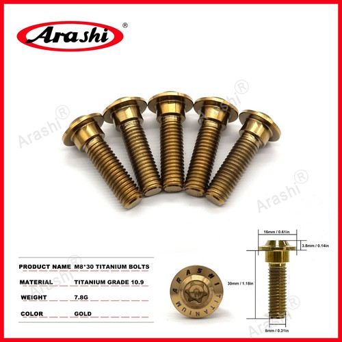 Rotor de disco de freno delantero + pernos aptos para Kawasaki Ninja ZX-9R 1994-1997 2002 2003 ZX9R - Imagen 3 de 10